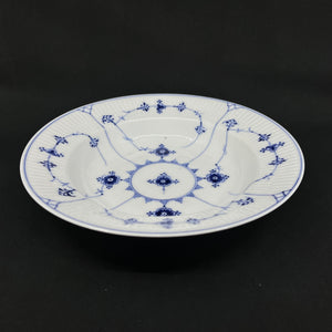 Blue Fluted Plain deep plate, 1/167, 2 assort.