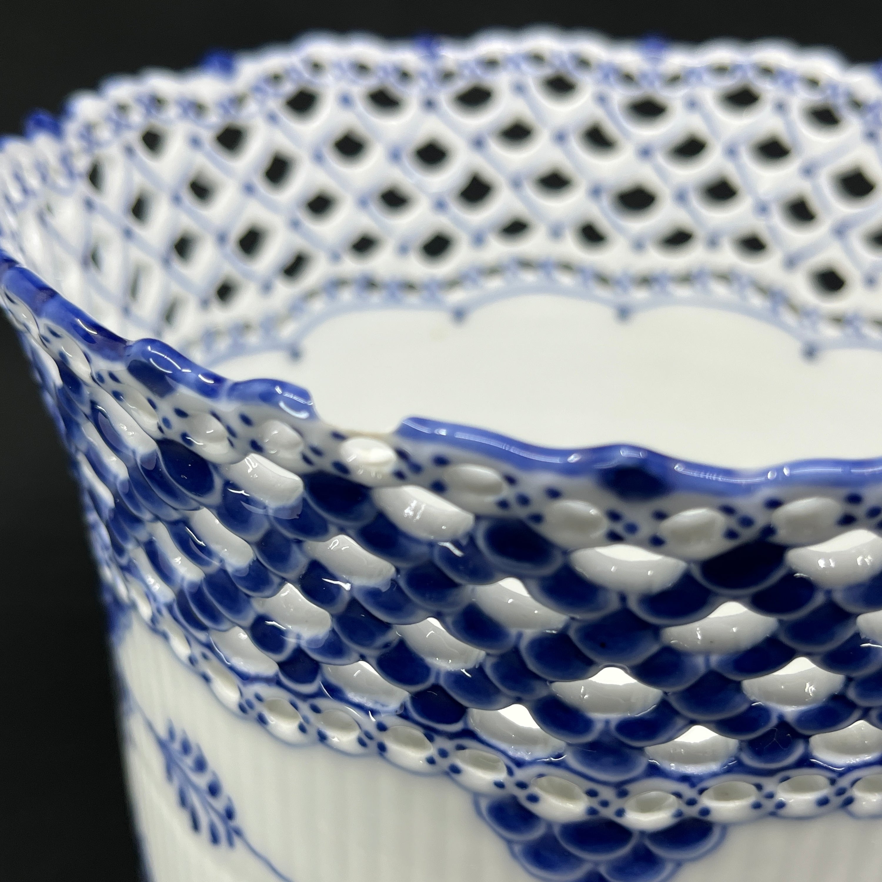 Sjælden Musselmalet Helblonde vinkøler/urepotte