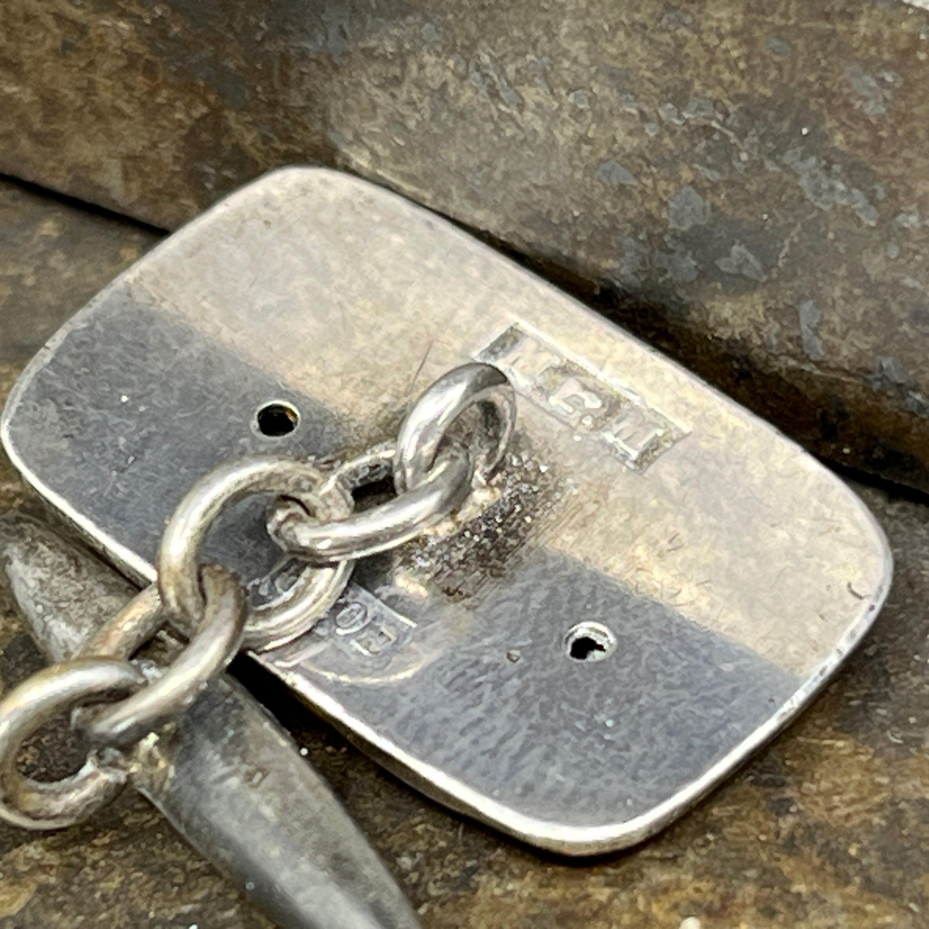 A pair of cufflinks from the 1920s - Carnelian