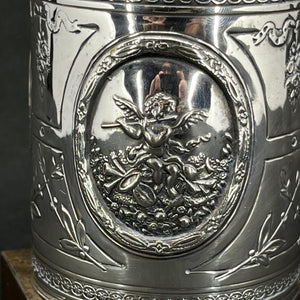 Fransk tedåse i sølv fra 1880'erne
