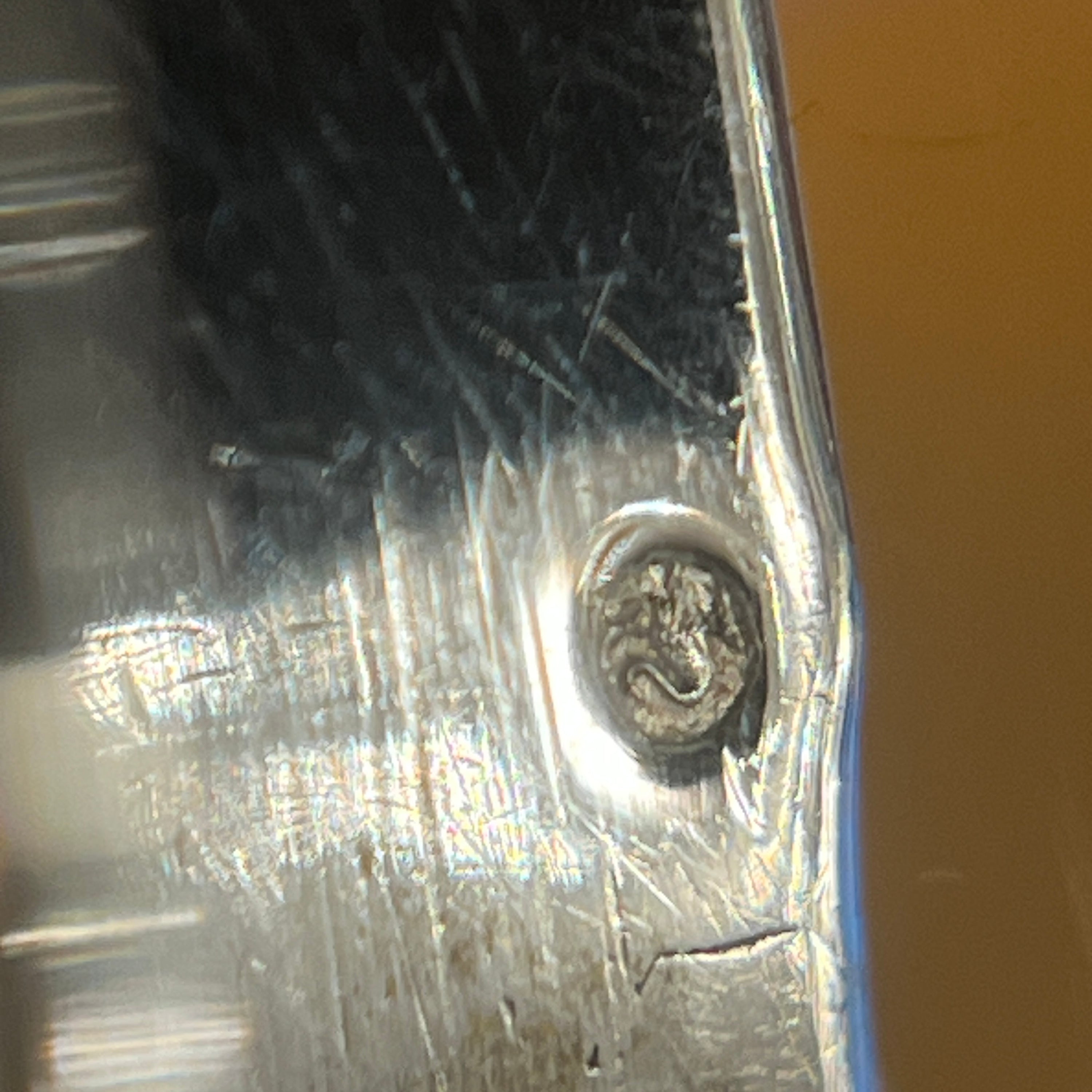 Fransk tedåse i sølv fra 1880'erne