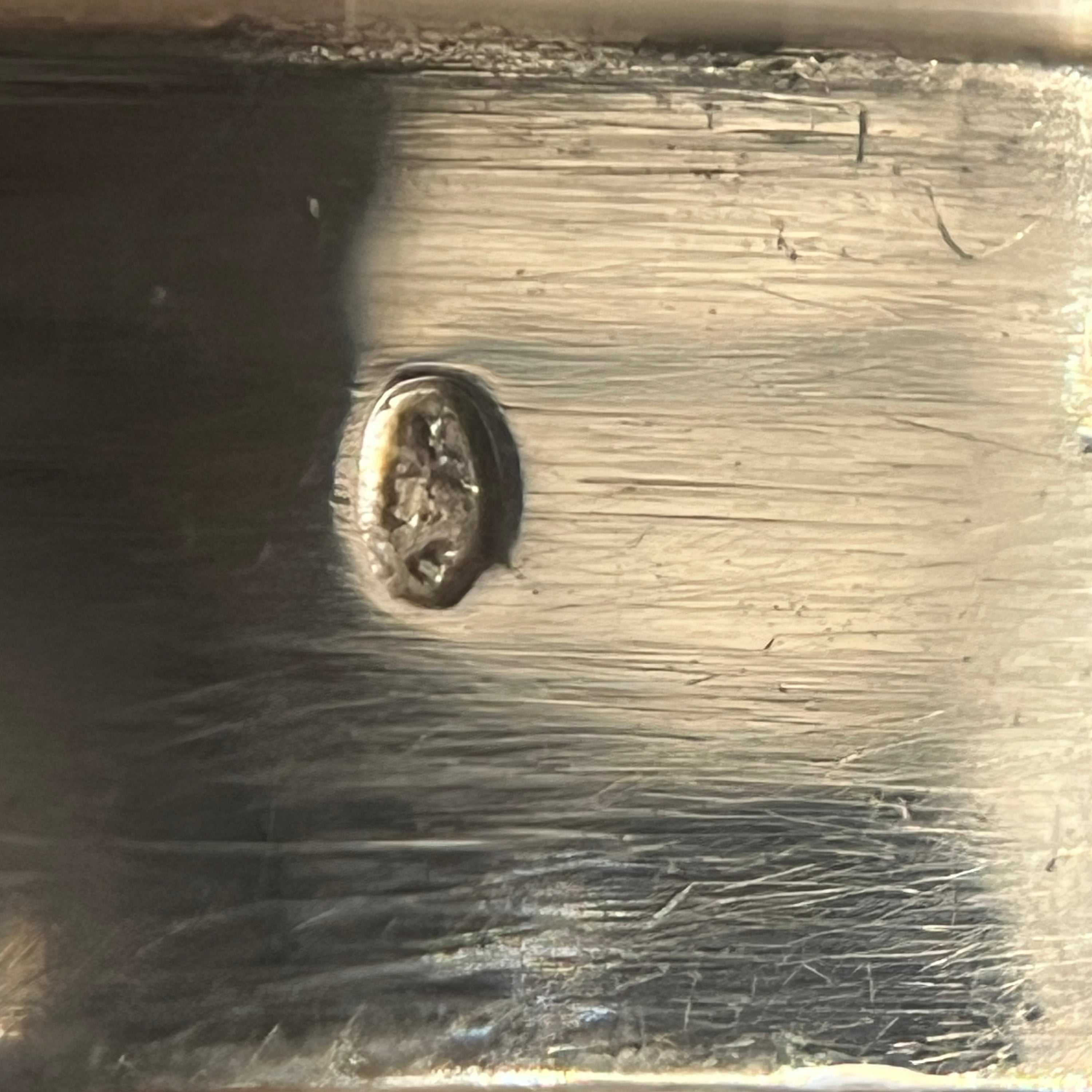 Fransk tedåse i sølv fra 1880'erne