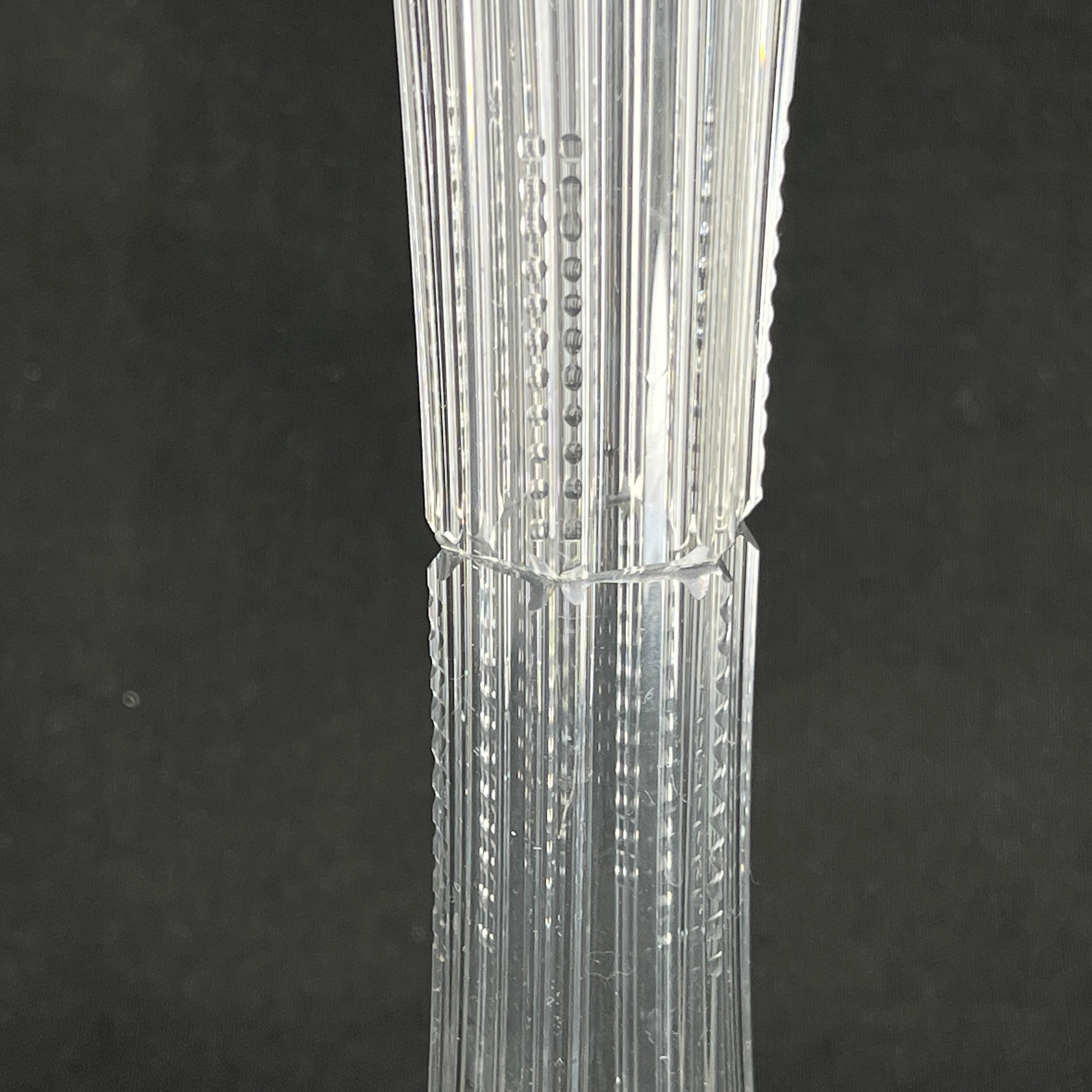 Beautiful polished lily vase from the 1920s, 19 cm.