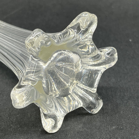 Beautiful polished lily vase from the 1920s, 19 cm.