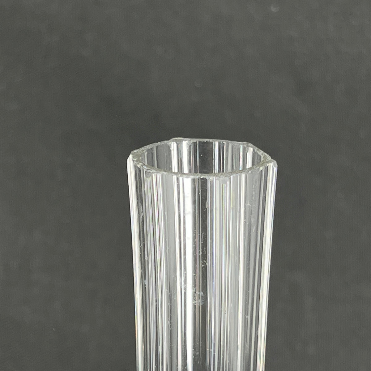 Beautiful polished lily vase from the 1920s, 19 cm.