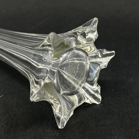 Beautiful polished lily vase from the 1920s, 19 cm.