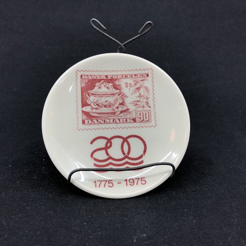 Mini platte med motiv af frimærke