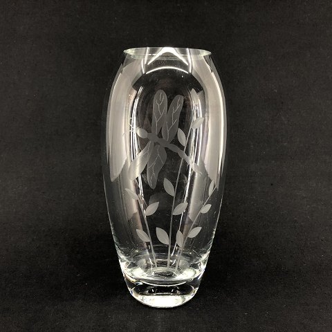 Vase med guldsmed fra 1950'erne