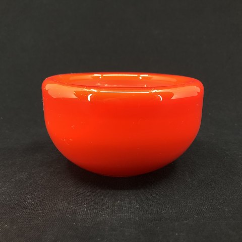 Rød Palet skål, 9 cm.