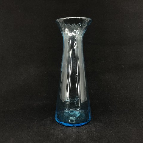 Søblå hyacintglas fra Fyens Glasværk