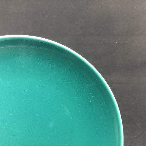 Green Confetti cake plate
