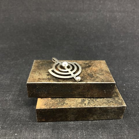 Planet silver pendant from the 1960