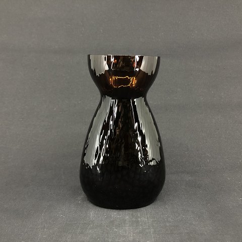 "Cola brunt" hyacintglas fra Fyens Glasværk
