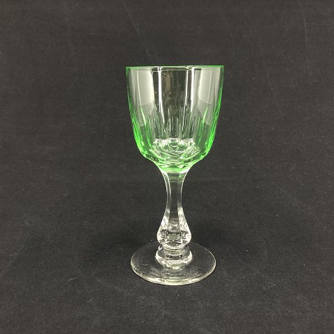Edward uranium green white wine glass