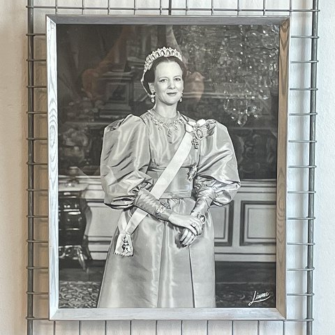 Originalt fotografi af Dronning Margrethe d. 2 af Danmark