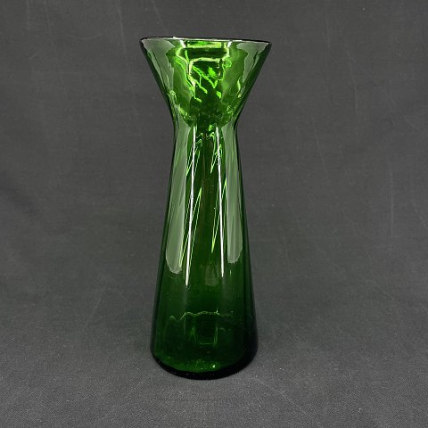 Grønt hyacintglas fra Fyens Glasværk