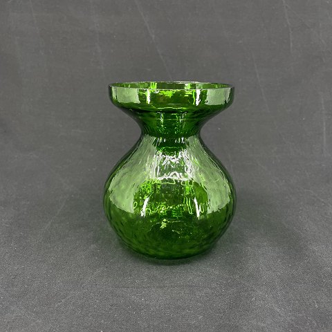 Græsgrønt hyacintglas fra Fyens Glasværk