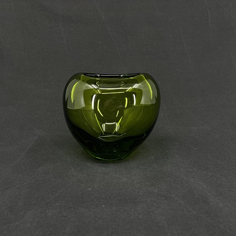 May Green heart vase from Holmegaard