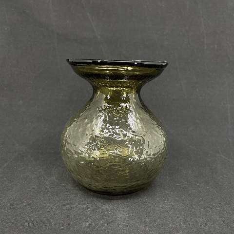 Mosgrønt hyacintglas fra Fyens Glasværk