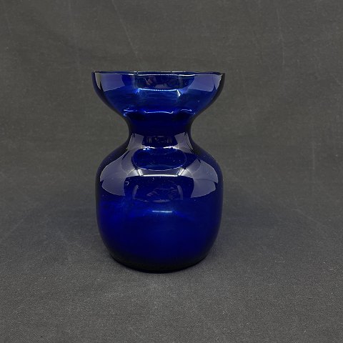Blåt hyacintglas fra Holmegaard Glasværk