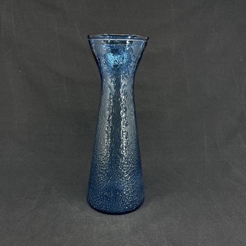 Midnatsblåt hyacintglas fra Fyens Glasværk, model fra 1924