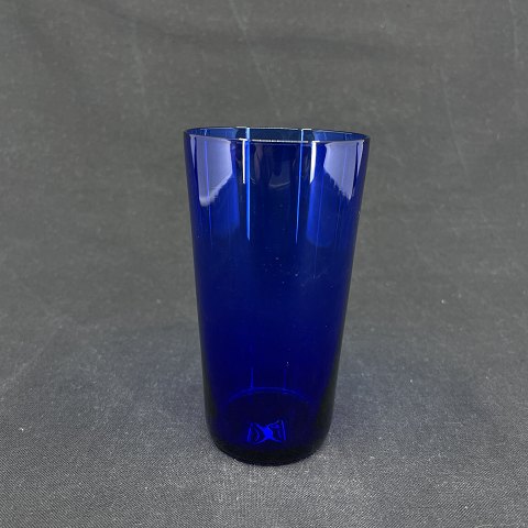 Dark blue soda glass from Holmegaard