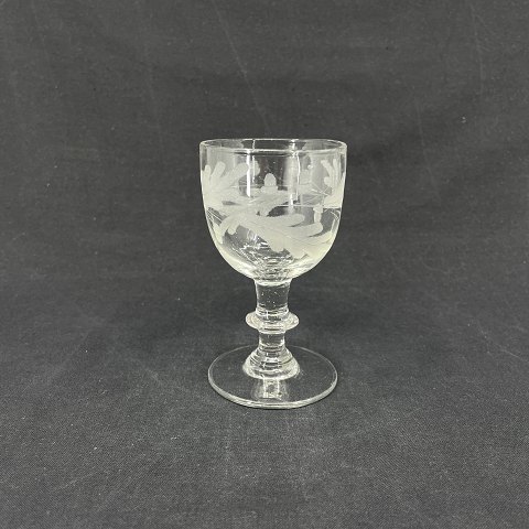 Egeløvs vinglas fra Holmegaard

