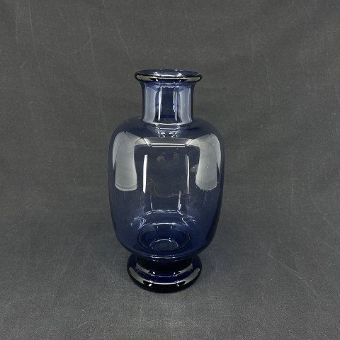 Safirblå vase fra Holmegaard