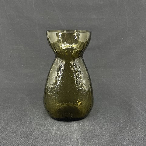 Gylden brunt hyacintglas fra Fyens Glasværk