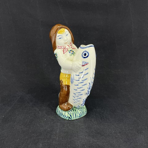 Childrens aid day figurine from 1946 - Man with 
fish