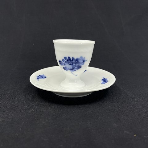 Blue Flower Braided egg cup on foot