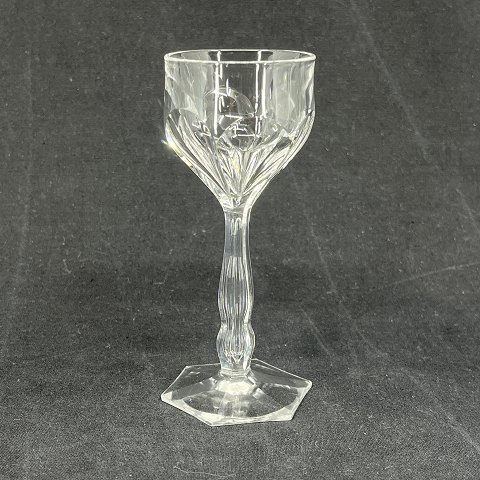 Belgian port wine glasses in crystal