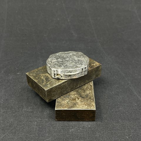 Silver pillbox from the 1920