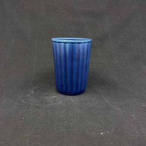 Blue Bremerholm vase from Aluminia