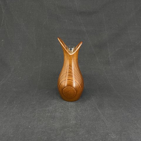 Unusual wooden vase from the 1960s