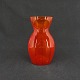 Sjældent orange hyacintglas fra Kastrup Glasværk