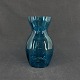 Cyan blåt hyacintglas fra Kastrup Glasværk