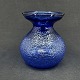 Blåt hyacintglas fra Fyens Glasværk