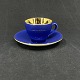 Mørkeblå Confetti med guld espressokop
