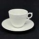 White Half Lace coffee cup